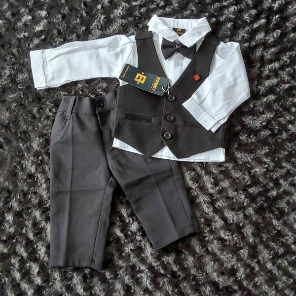 Anzug mit Weste 4teilig