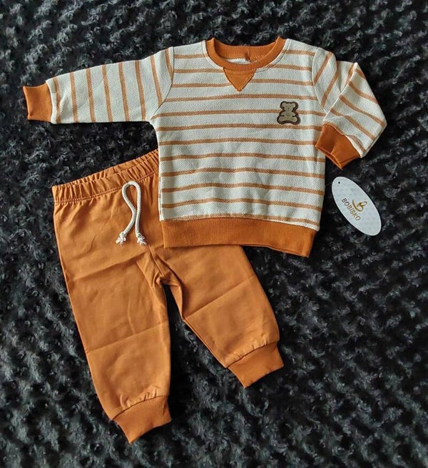 2teiliges Set "Bär hellbraun"