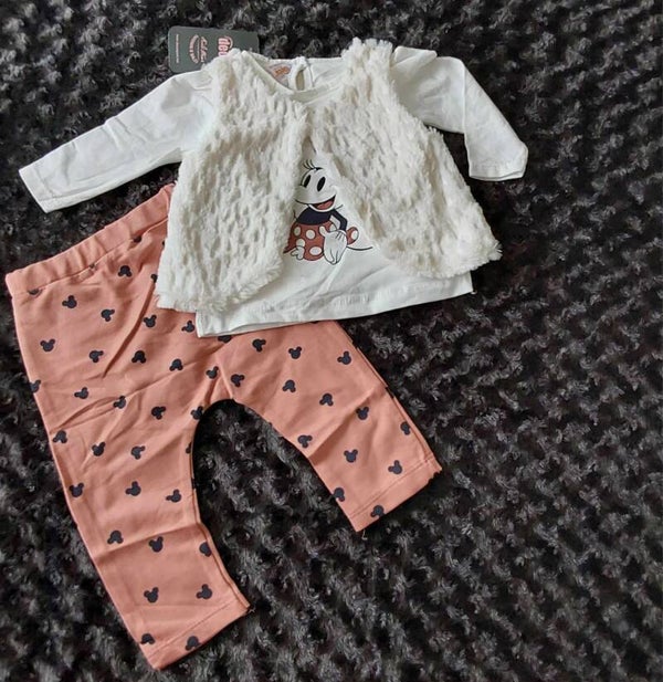 Set mit Plüschweste