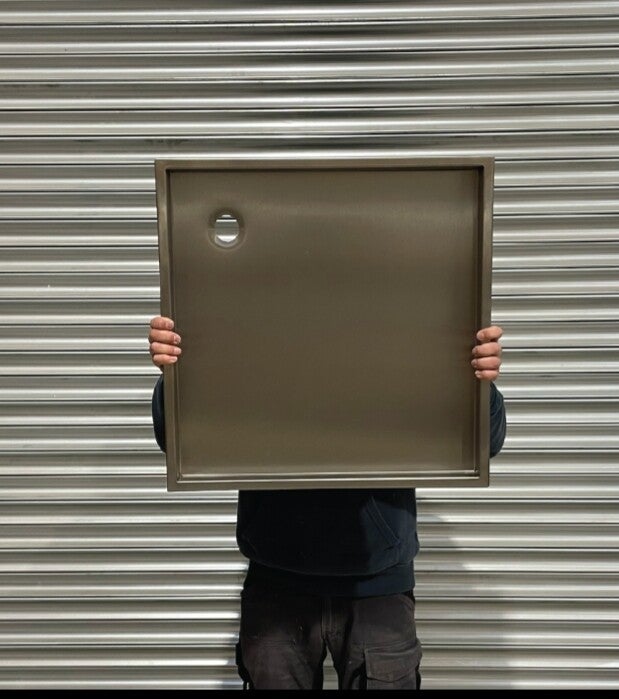Stainless steel shower tray