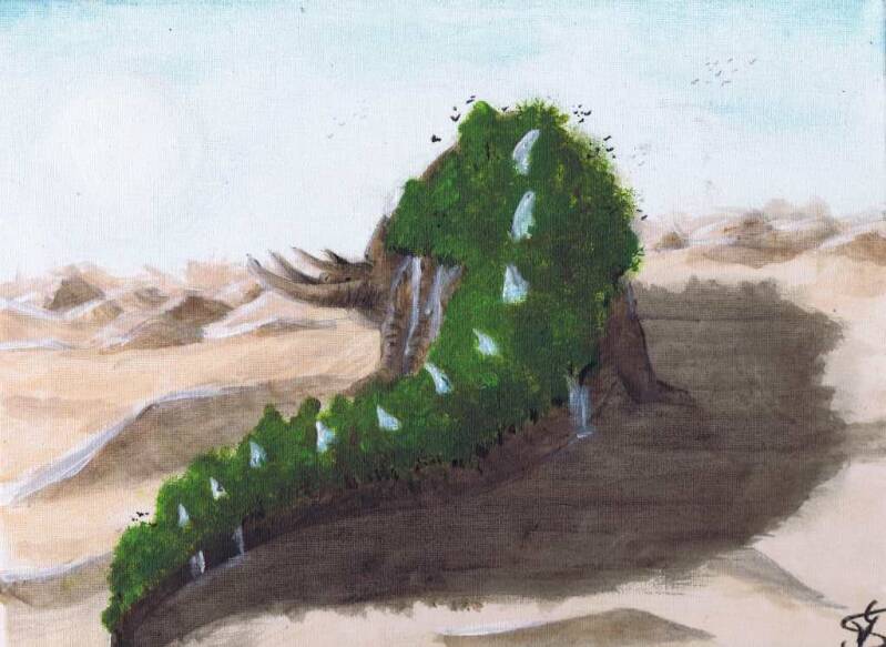 Herrscher der Wüste, Illustration, Josi Saefkow, Fantasyroman