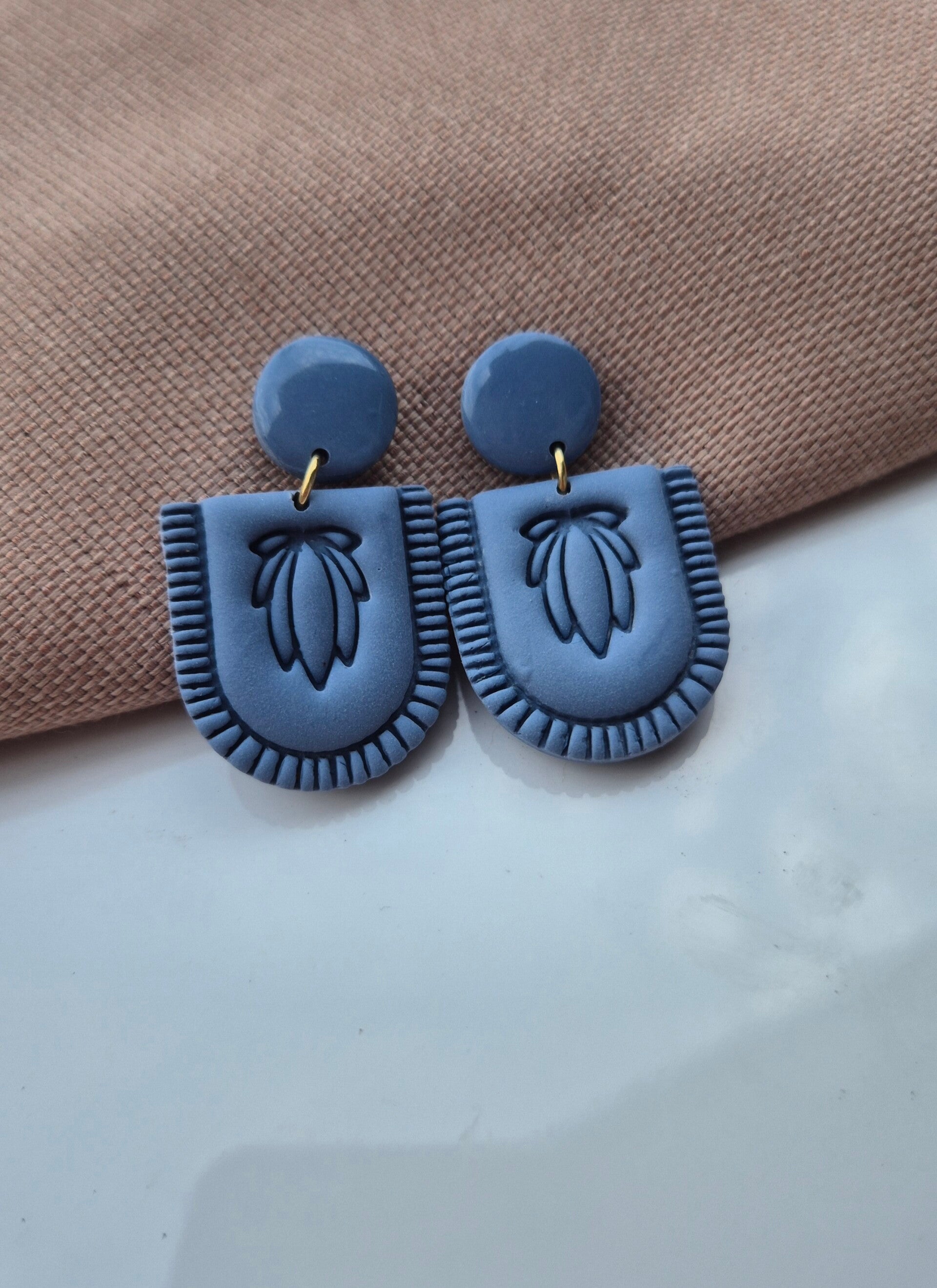 Oorbel Palma | Blauw