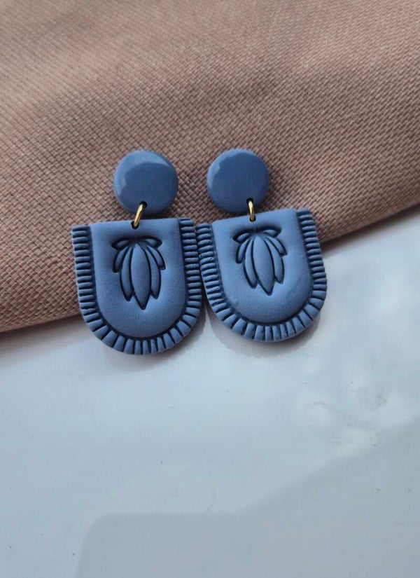Oorbel Palma | Blauw