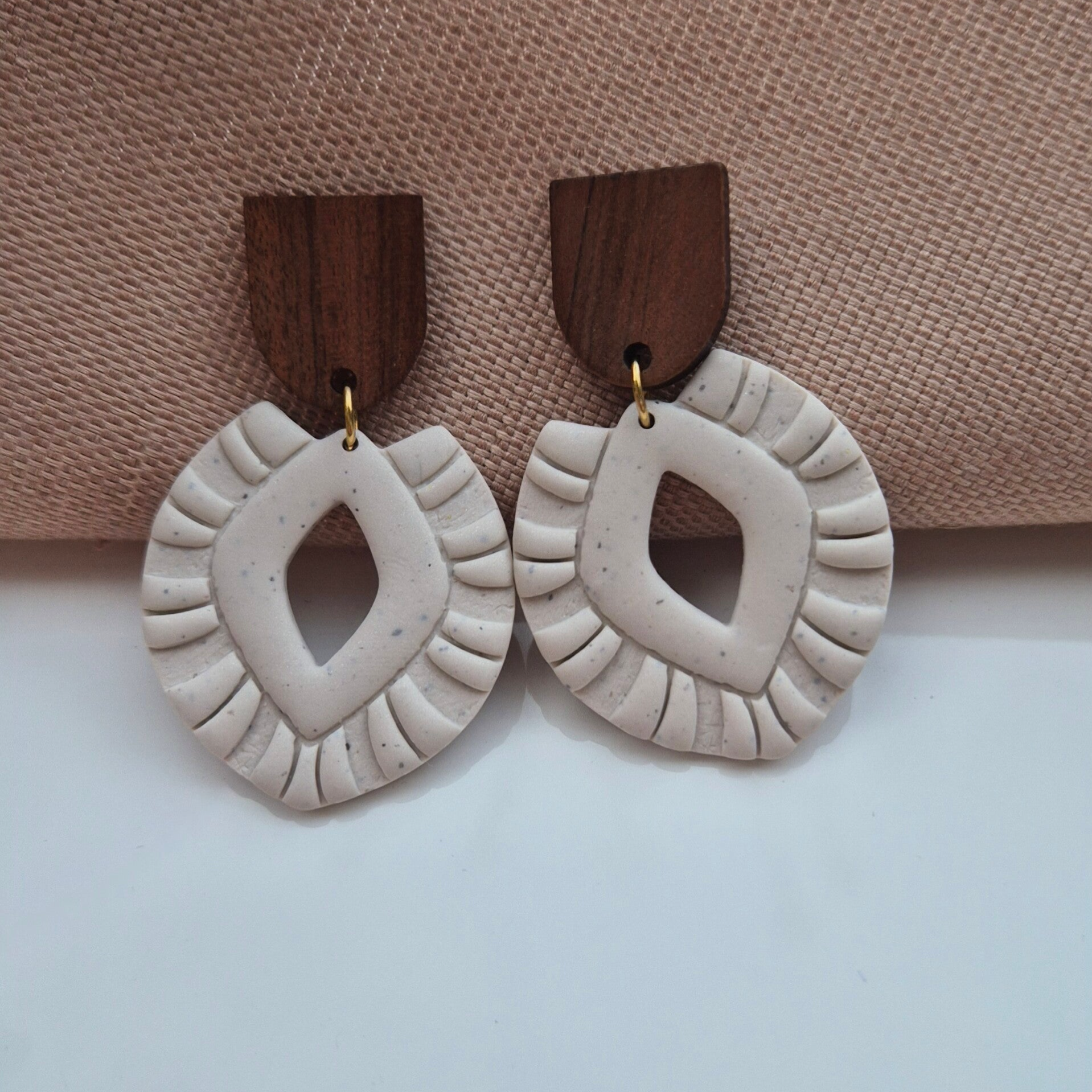 Oorbel Amanda | Creme