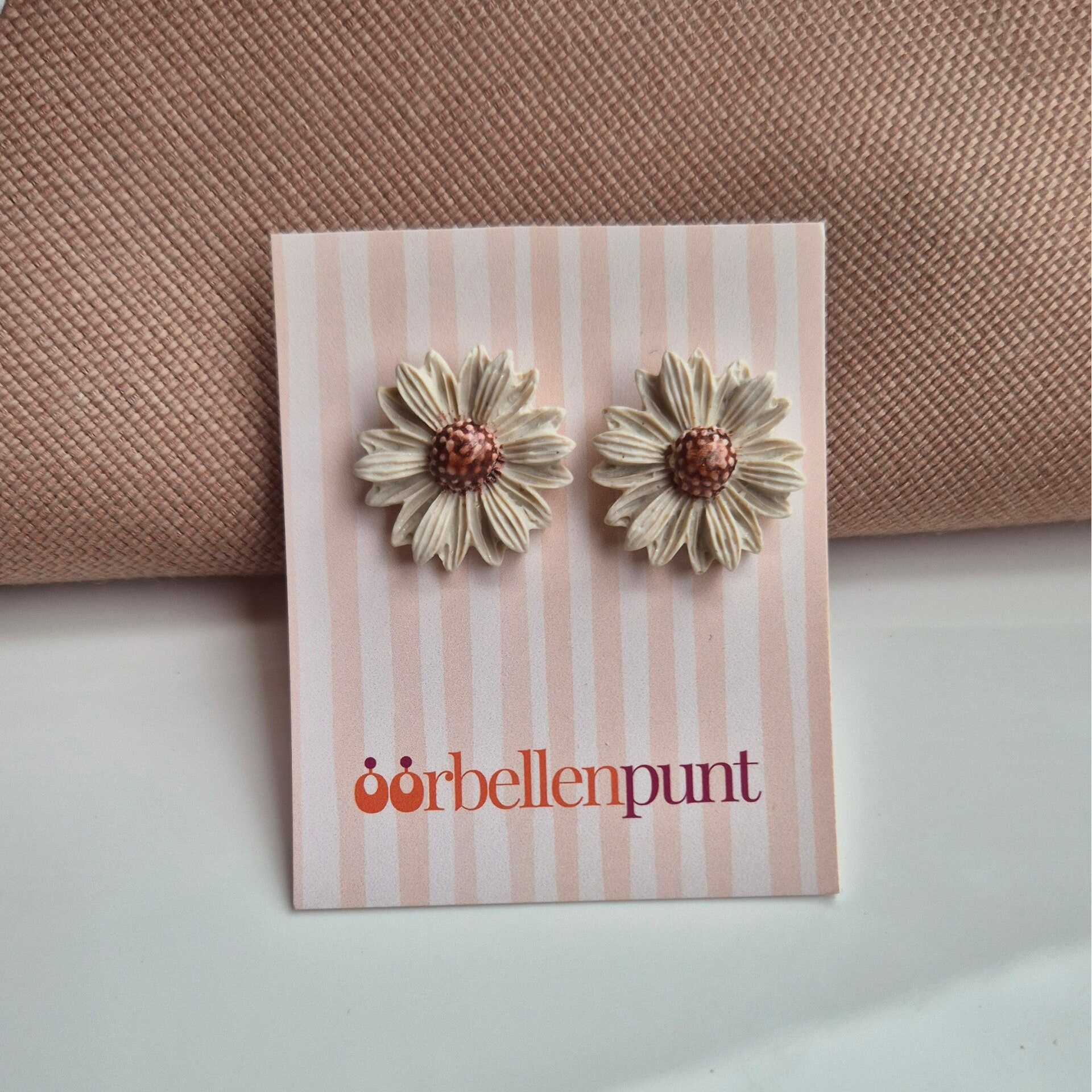 Oorbel Daisy | Creme