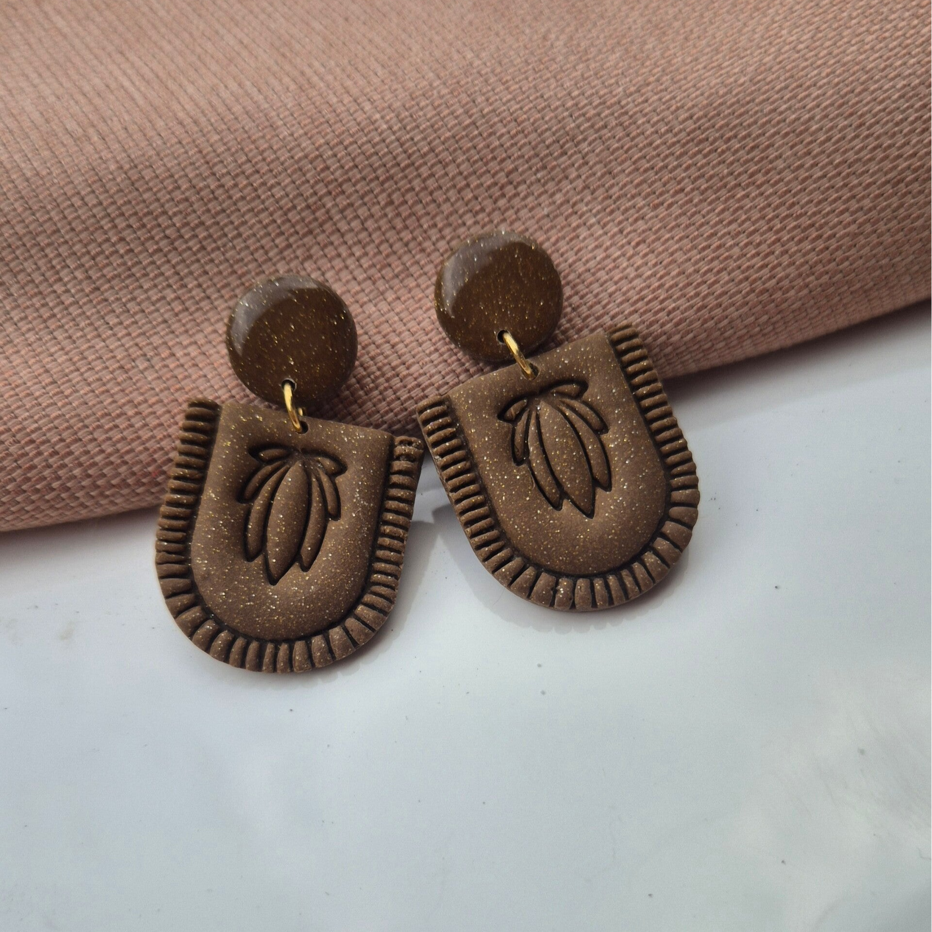 Oorbel Palma | Khaki
