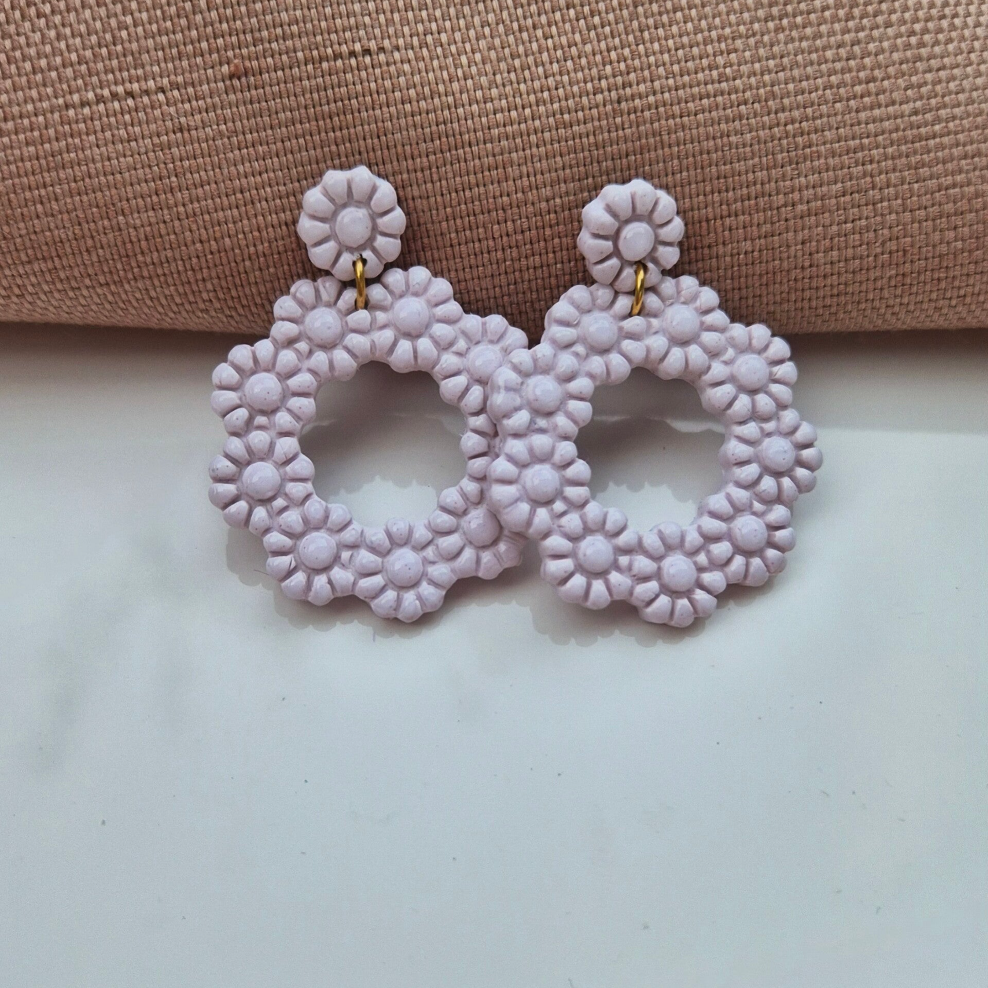 Oorbel Blossom | Wit