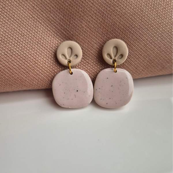 Oorbel Diny | Creme