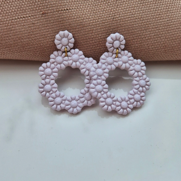Oorbel Blossom | Wit