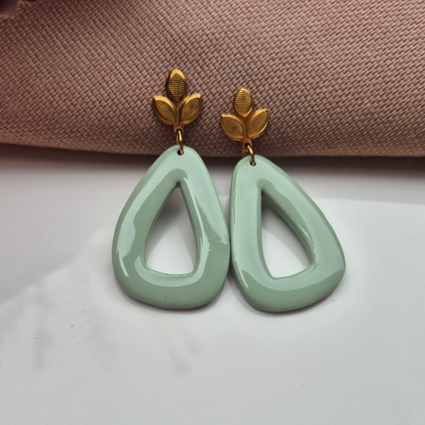 Oorbel Angela | Mint groen