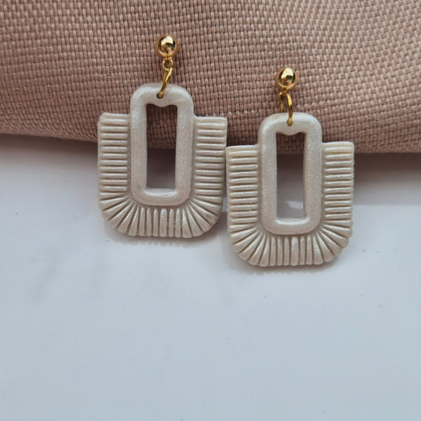 Ella | stekers | Wit parelmoer