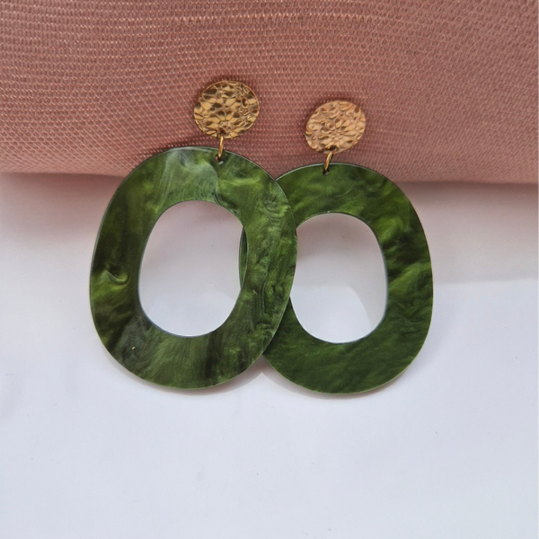 Oorbel Lina | Groen