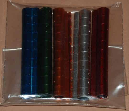 Metalen knijpring Duif 8mm 10st