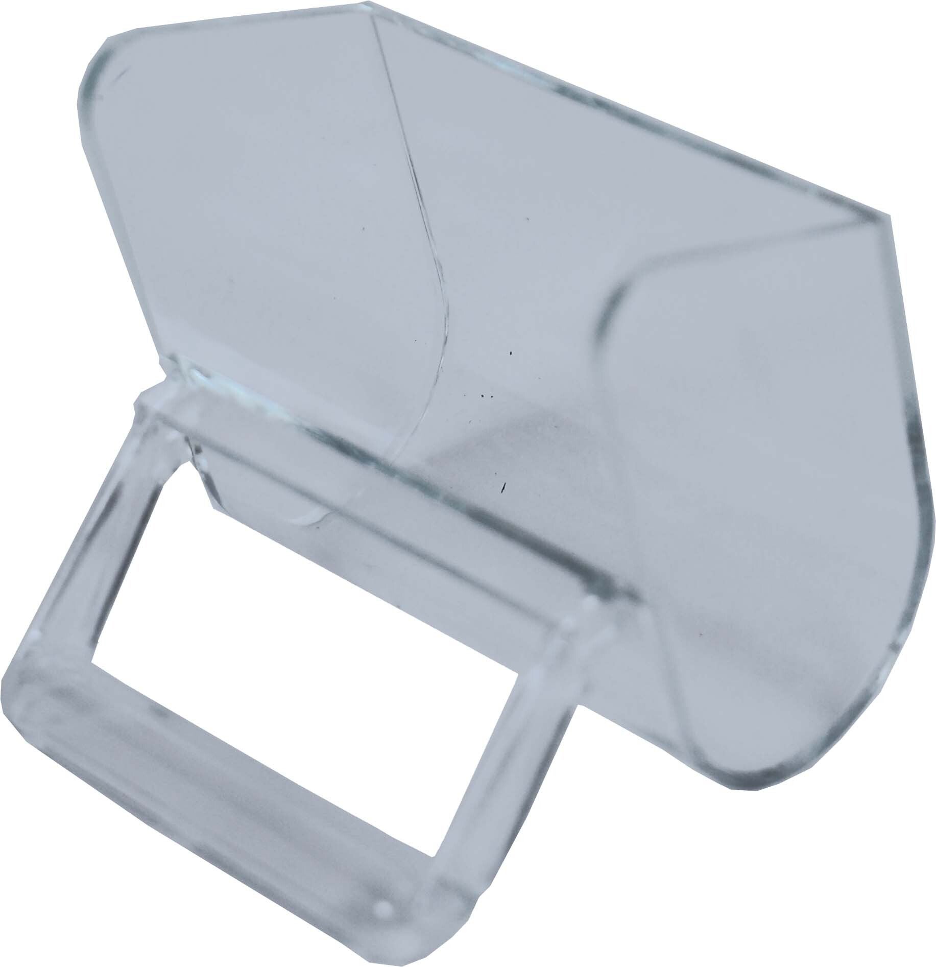 Voerbak voor fronten met klep, transparant. excl. klep en veer