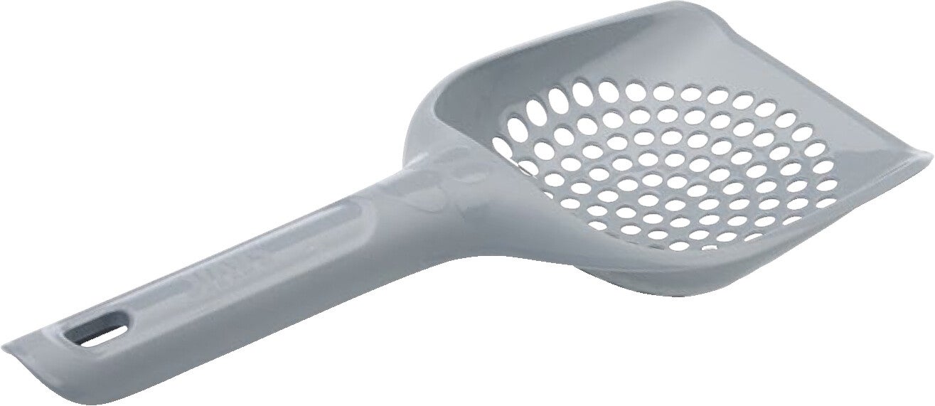 Savic kattenbakschep plastic grof grijs.