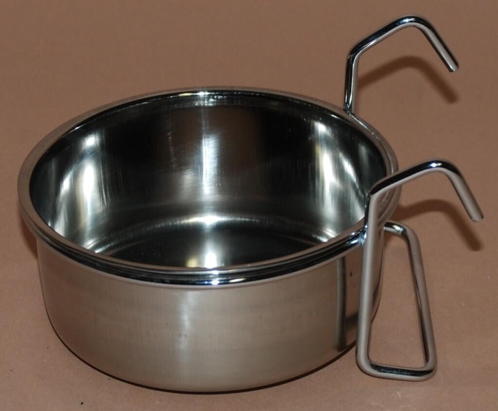 Coop voer/drink bak Haak 9cm