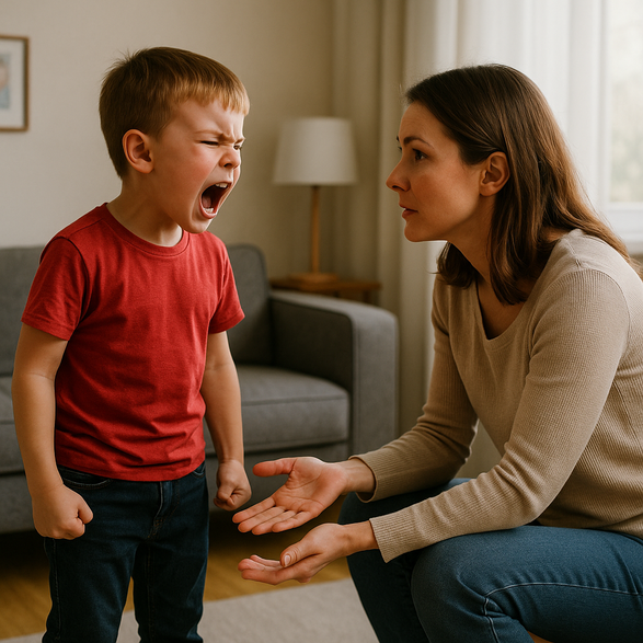 enfant tdah qui s'énerve