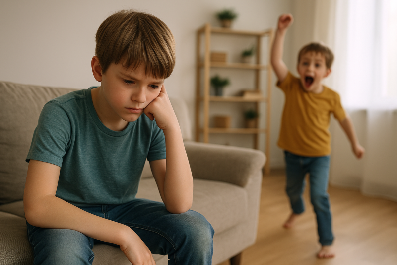 son frère ou sa soeur vit mal son TDAH