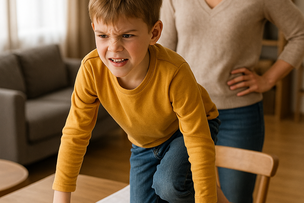 Enfant TDAH qui teste les limites