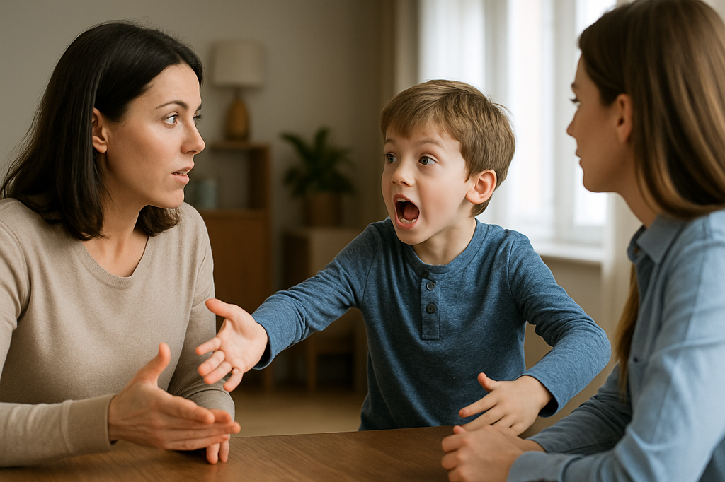 Enfant TDAH qui coupe la parole