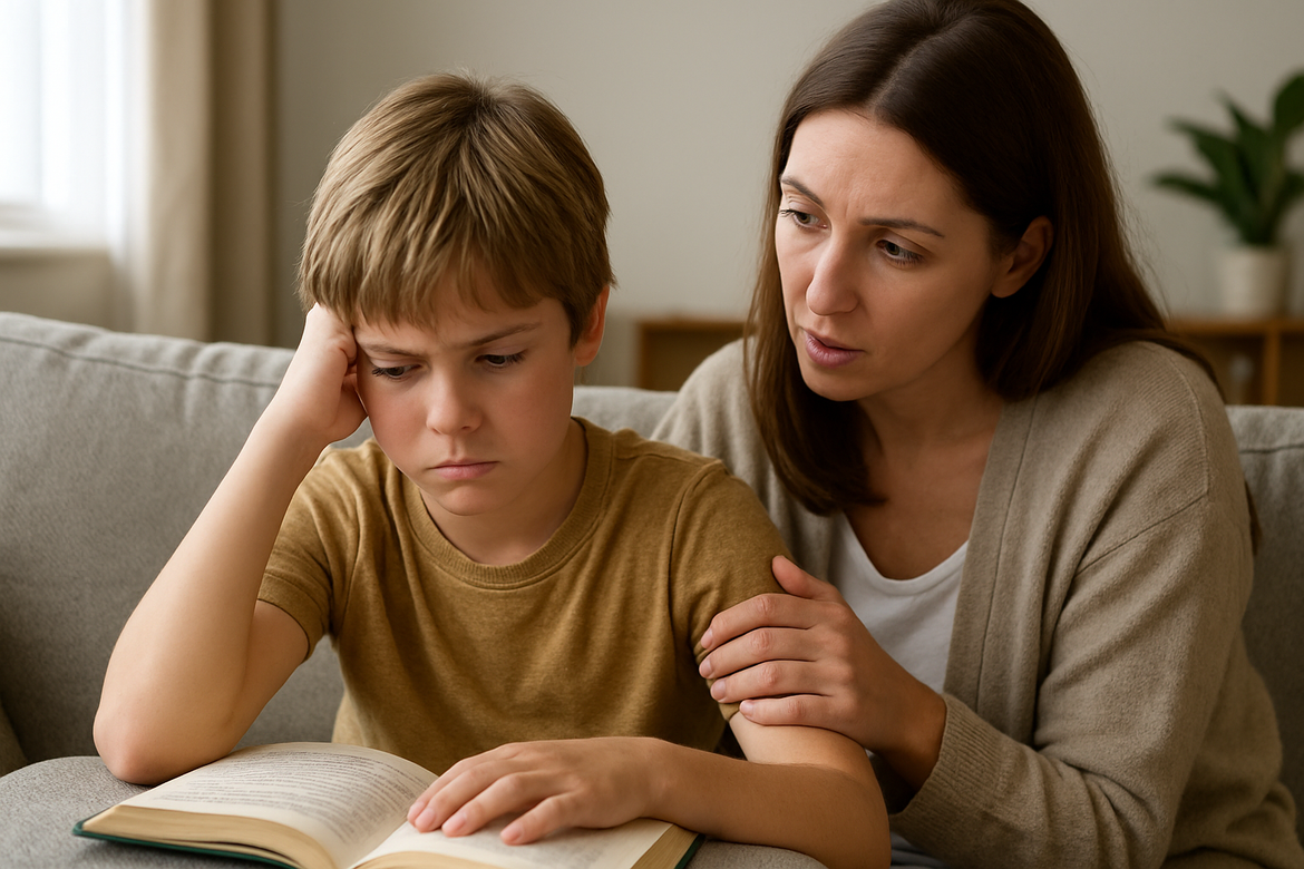 enfant TDAH qui a du mal à lire
