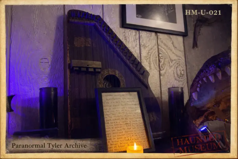 1920s MURDER VICTIMS HAND HARP
