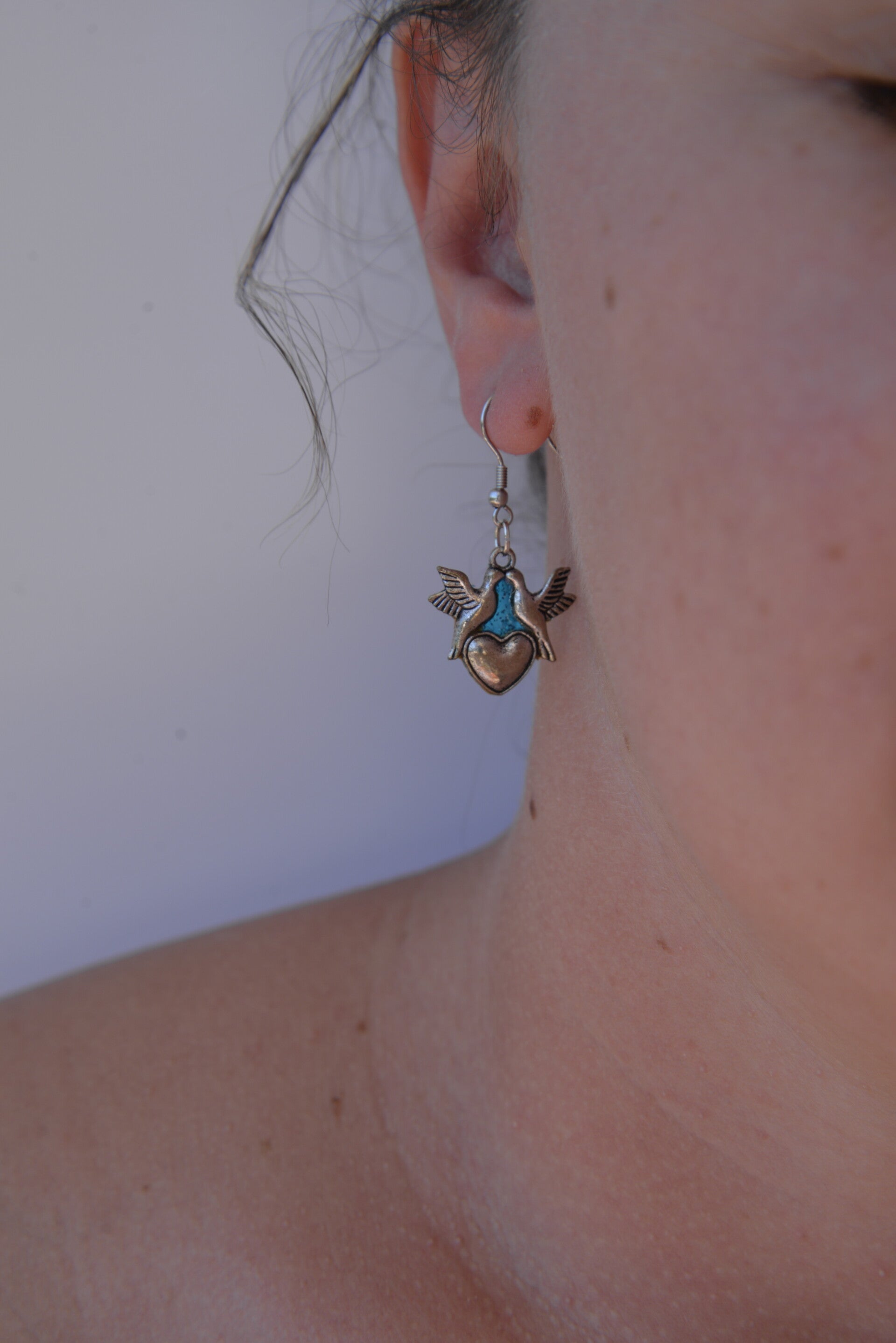 Boucle d'oreille Coeur Collombes