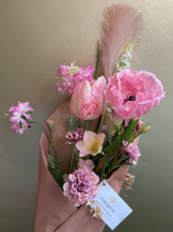 Boeket roze budget