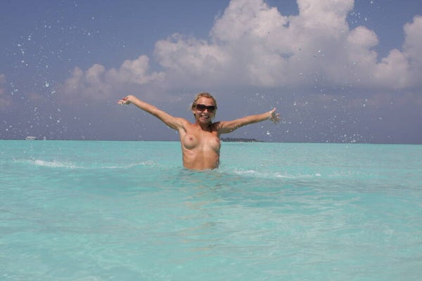 12 x Helena im Wasser, Urlaubsfotos, Nackt Fotos, keine Doppelten