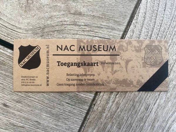 NAC Museum Toegangskaart – Volwassenen