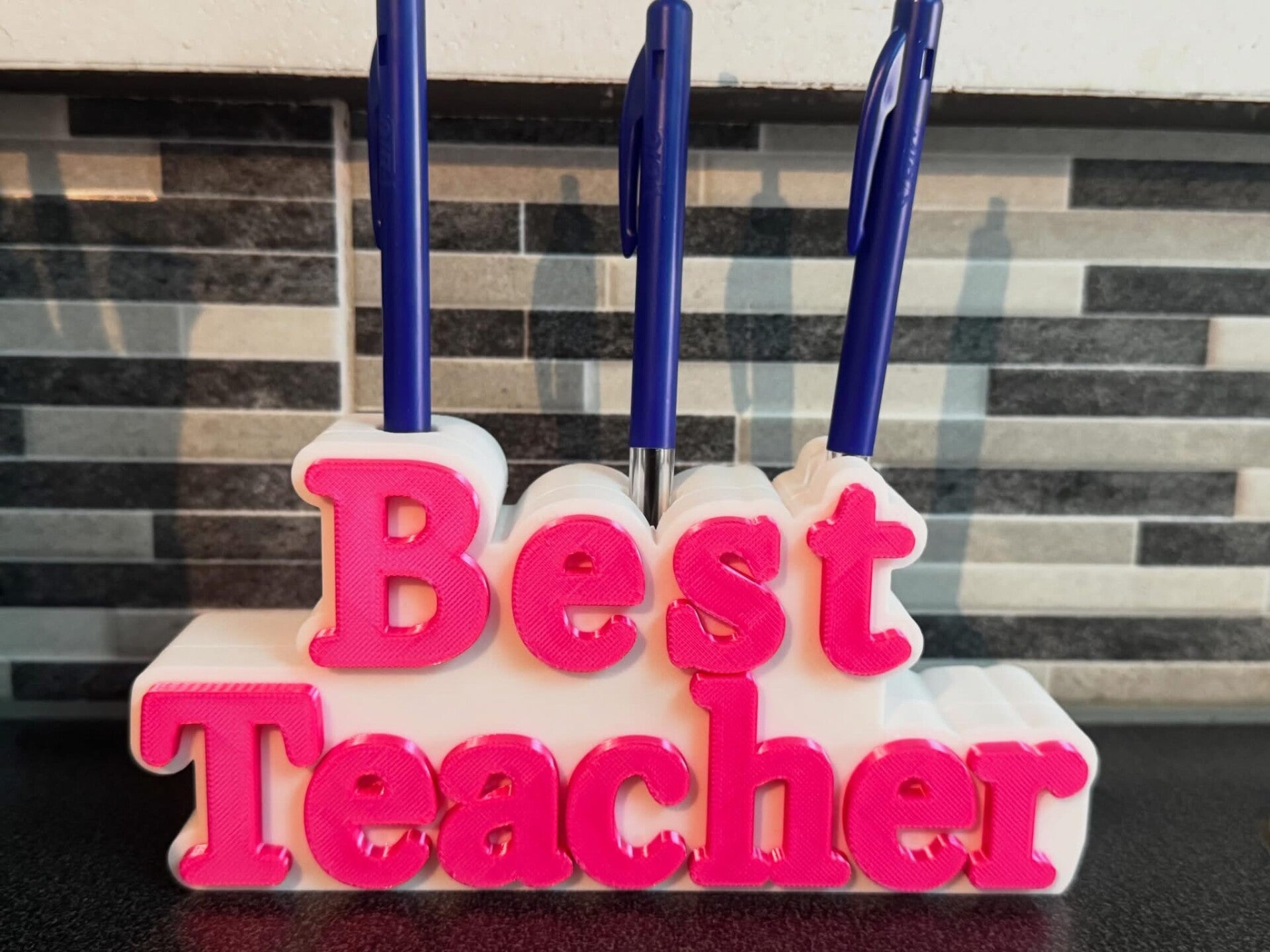 3D-Print: “Best Teacher” pennenhouder