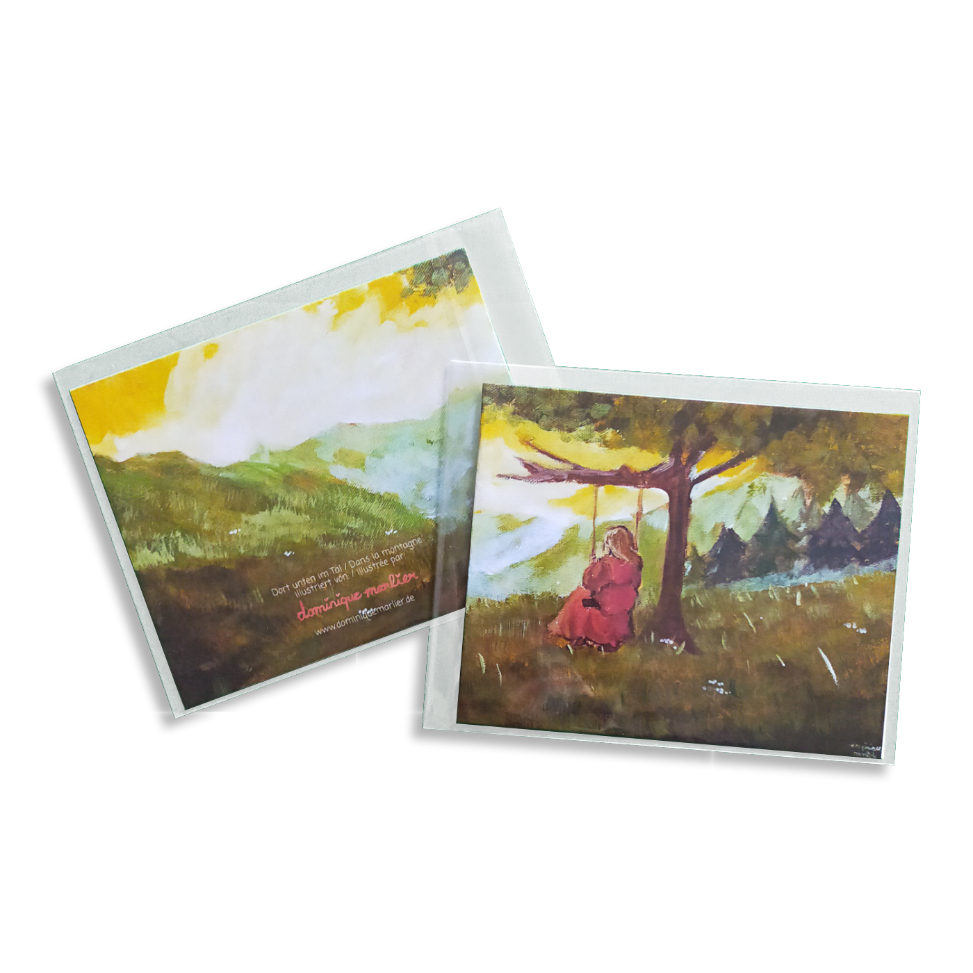 Carte-cadeau "Dans la montagne" - Geschenkkarte "Dort unten im Tal"