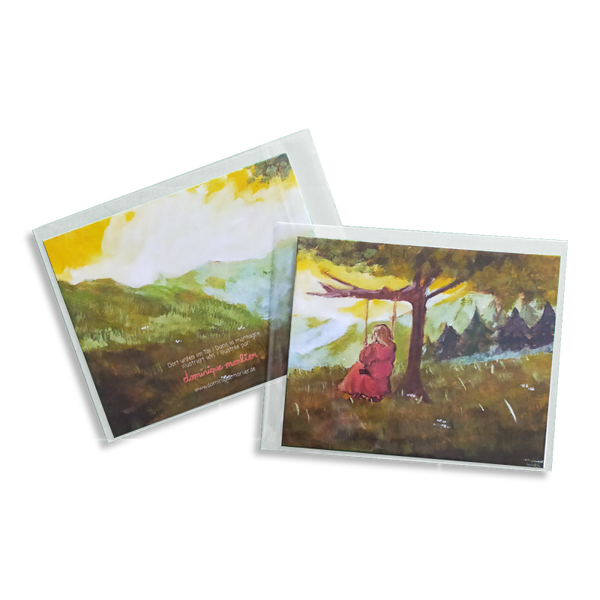 Carte-cadeau "Dans la montagne" - Geschenkkarte "Dort unten im Tal"