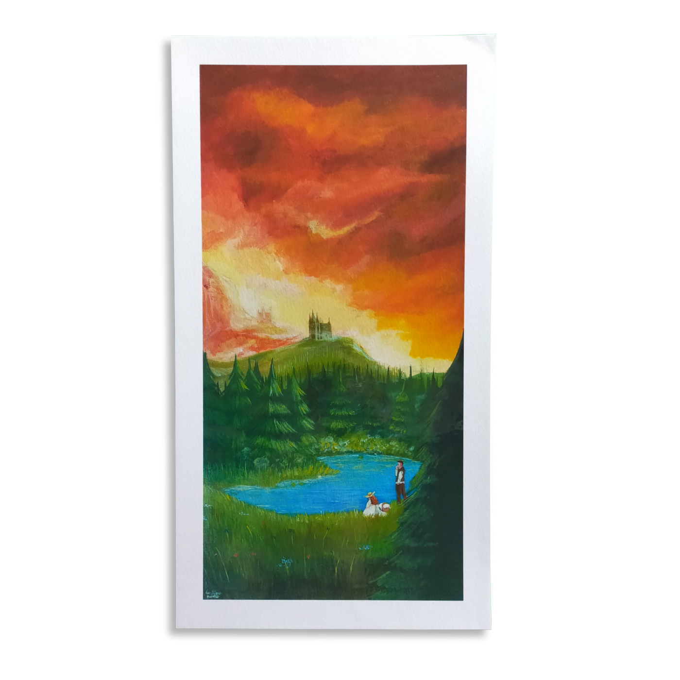 PRINT Au lac - Am See