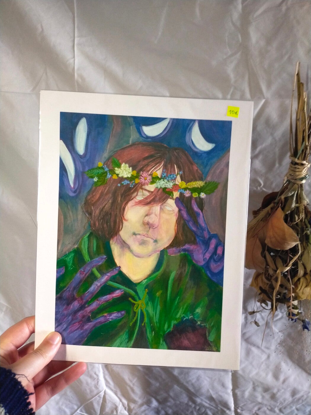 PRINT Fleurs dans le royaume des ombres - Blumen im Reich der Schatten