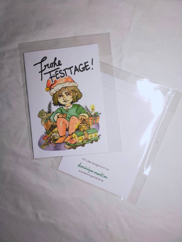 "Frohe Festtage" Geschenkkarte