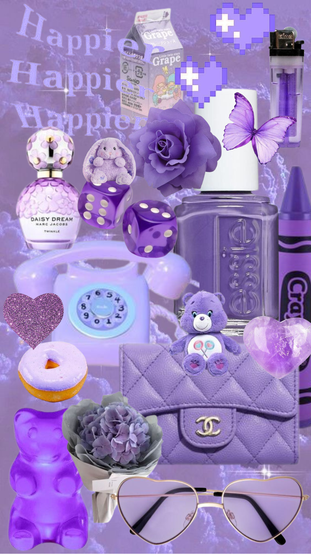 iPhone/Android Wallpaper PURPLE AESTHETIC