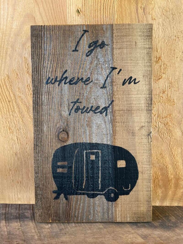 I go where I'm towed (sm)
