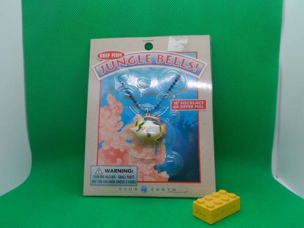 Club Earth Kette mit Glöckchen in Fischform      Jungle Bells reef Fish   Falterfisch   butterflyfish