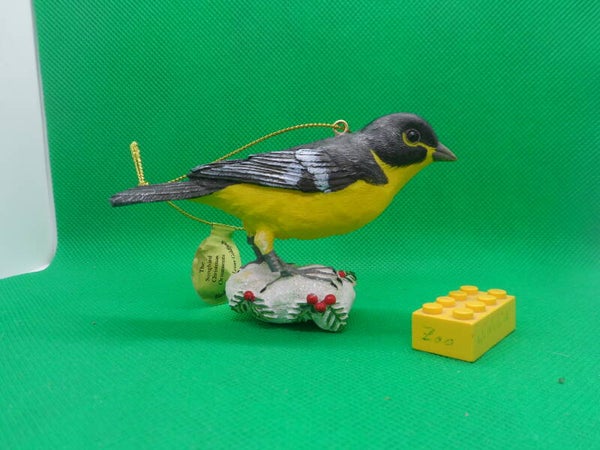 Danbury Mint  Mexikozeisig  Lesser goldfinch Spinus psaltria   Weihnachtsdekoration  Christmas ornament