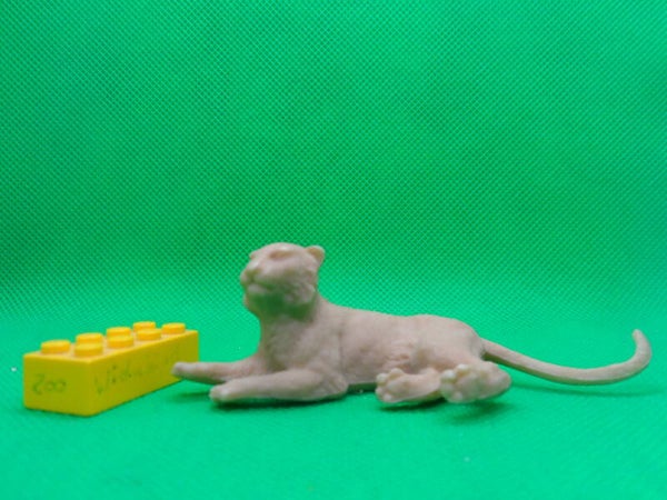 Elastolin Rohing tiger liegend tiger lying Тигр Panthera tigris tigre 虎