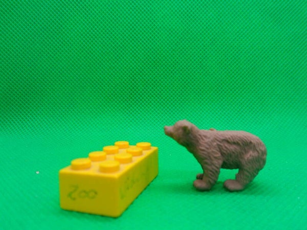 Elastolin Rohling Braunbär Jungtier  Ursus arctos juveline  Brown bear cub  oso pardo  Ours brun  Бурый медведь  棕熊