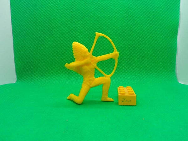 Tim-Mee  Indianer Häuptling gelb Bogenschütze american native chief yellow  Indígenas de América  Autochtones d'Amérique