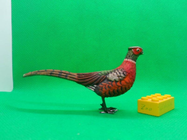 Erzgebirge Putz   Massefigur  Fasan   Pheasant  2 feldfasan  faisán común Phasianus colchicus   Faisan de Colchide  Обыкновенный фазан (Kopie)