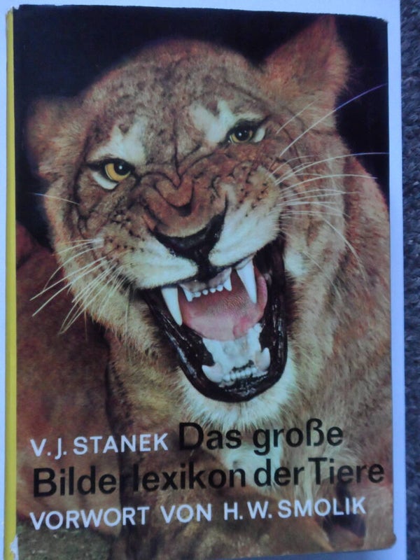 " Das große Bilderlexikon der Tiere " V.J. Stanek