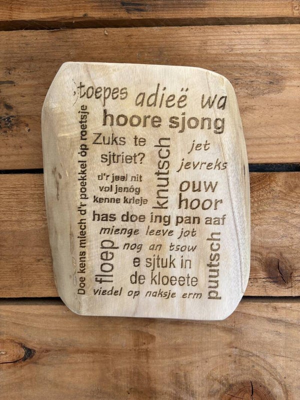 tekst plank dialect