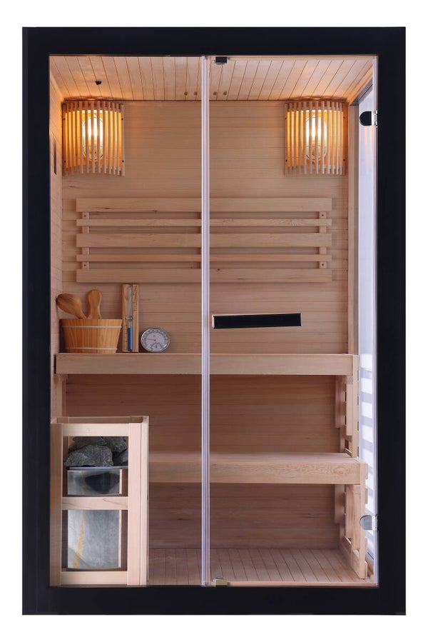PANORAMA BLACK Sauna 2 Personen