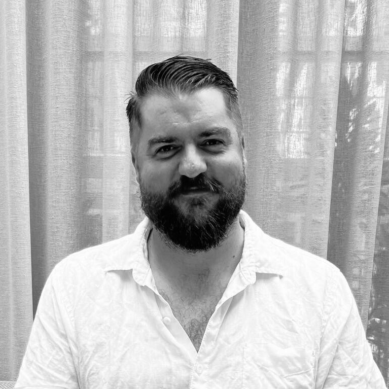 Event producer Mitch Jamieson leading live event delivery with a calm, professional approach.
