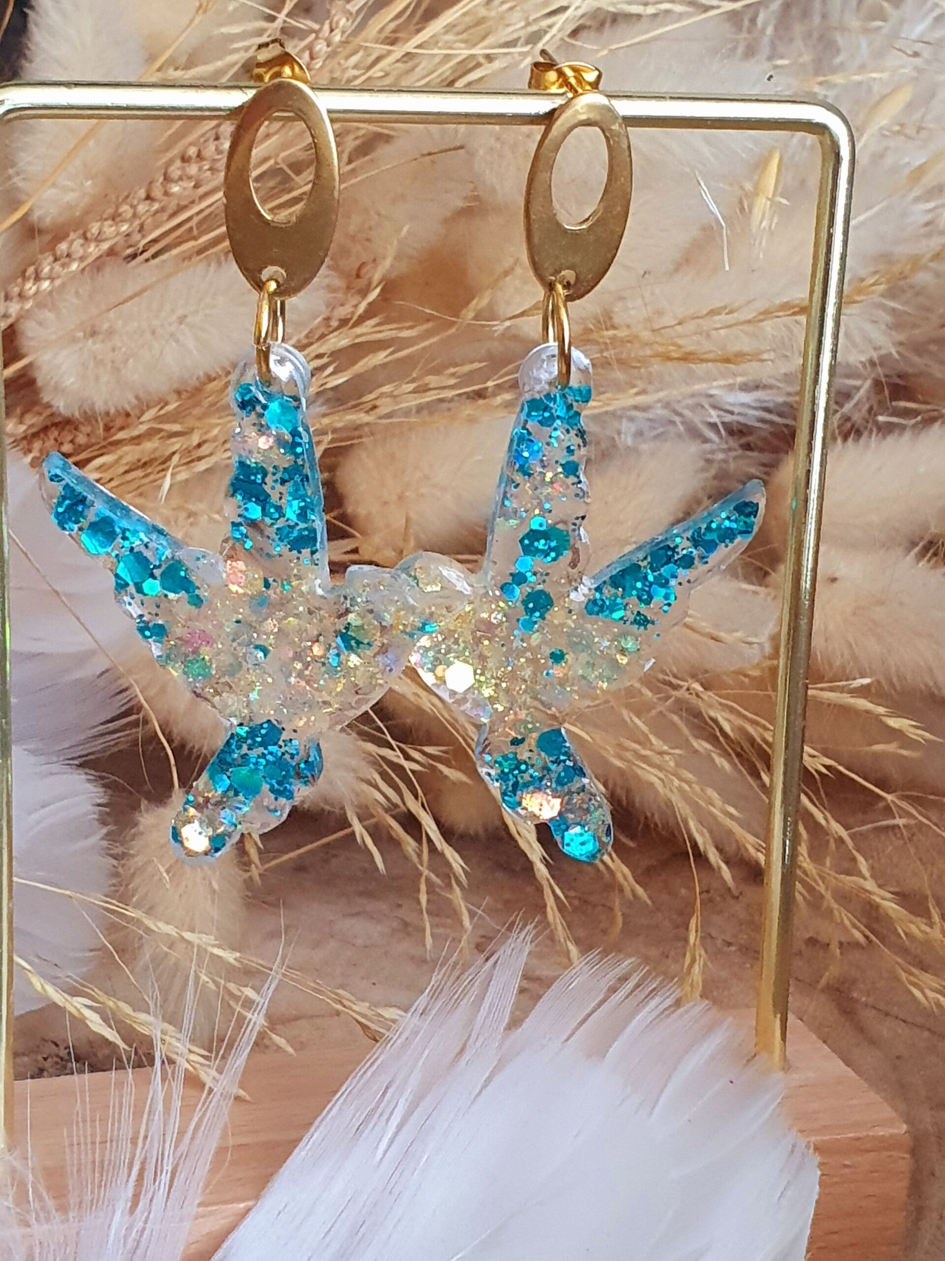 Boucles d'oreilles Douce envolée