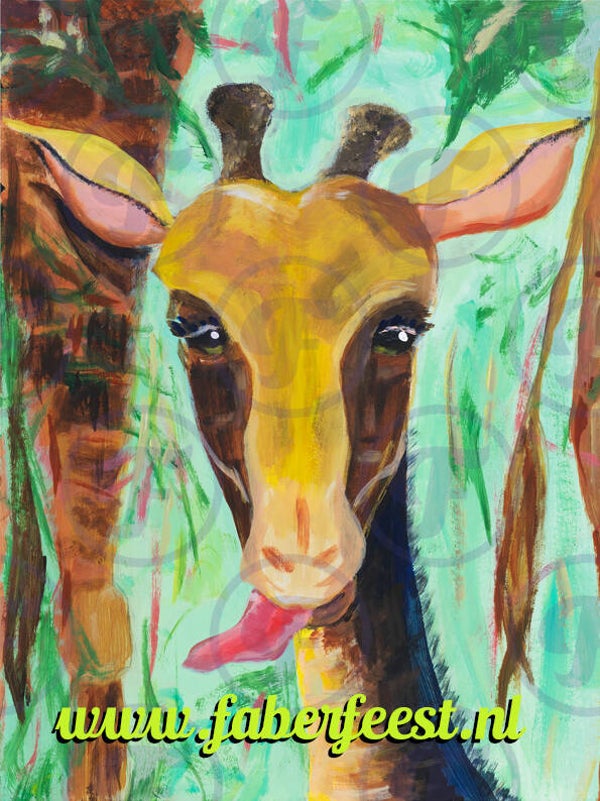 Baby giraffe origineel